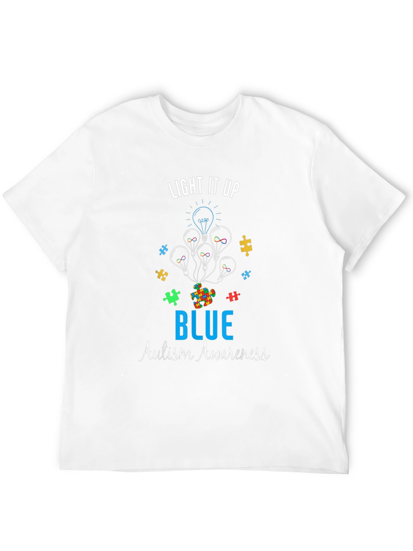 Autism Awareness T-Shirt - Light It Up Blue