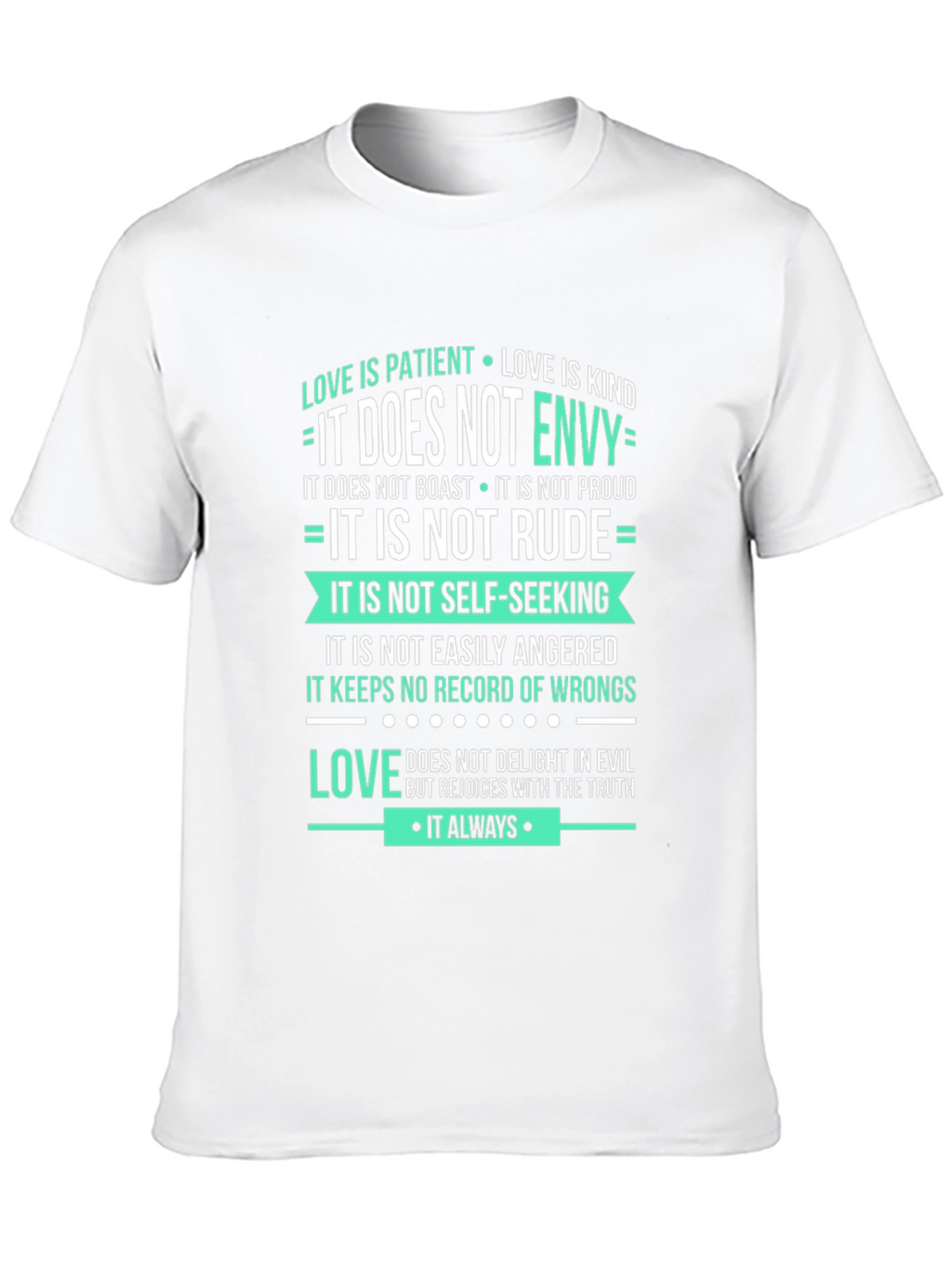 Love Is Patient Graphic Tee - Unisex Black Shirt