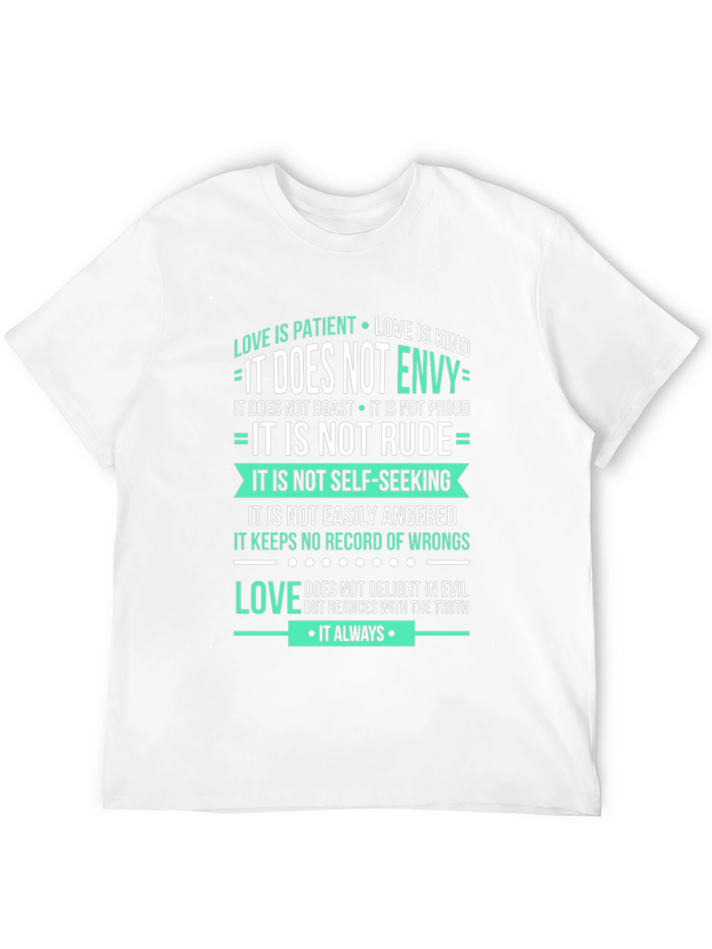 Love Is Patient Graphic Tee - Unisex Black Shirt