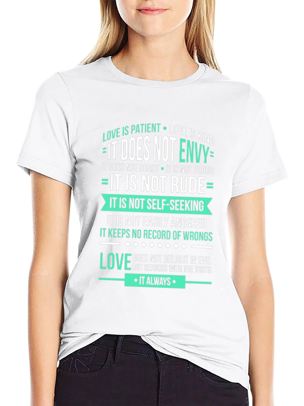 Love Is Patient Graphic Tee - Unisex Black Shirt