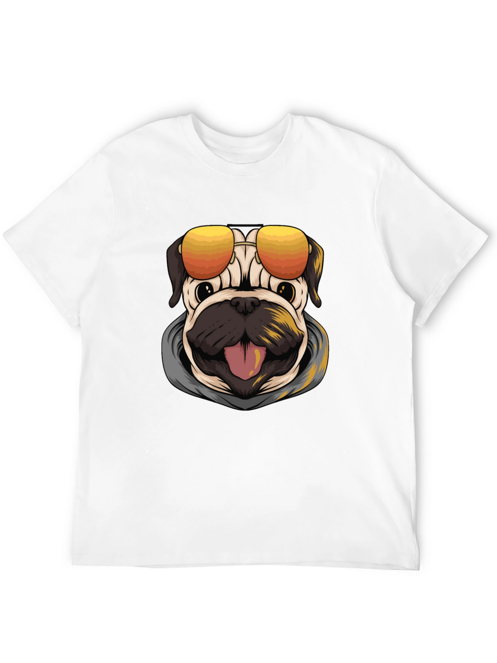 Cool Pug Graphic T-Shirt