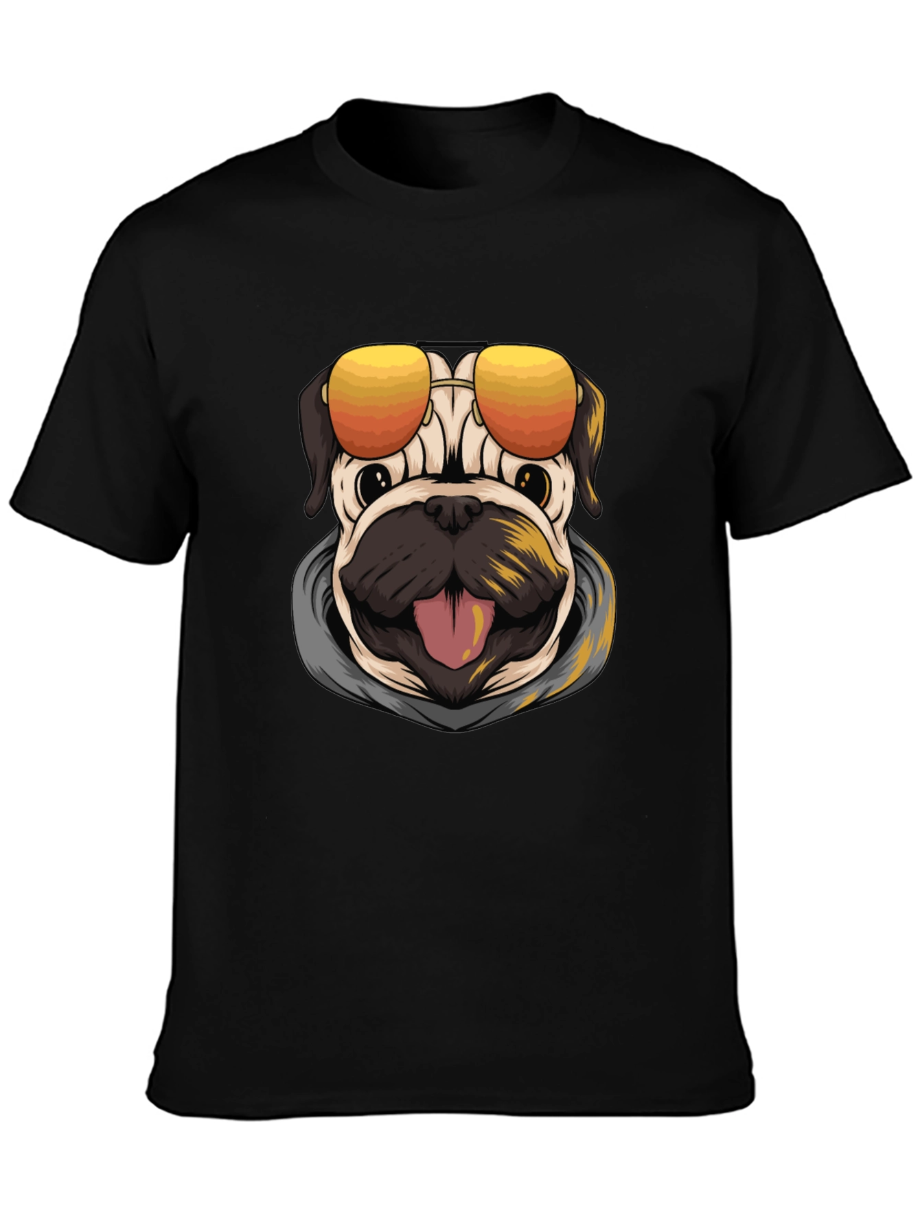 Cool Pug Graphic T-Shirt
