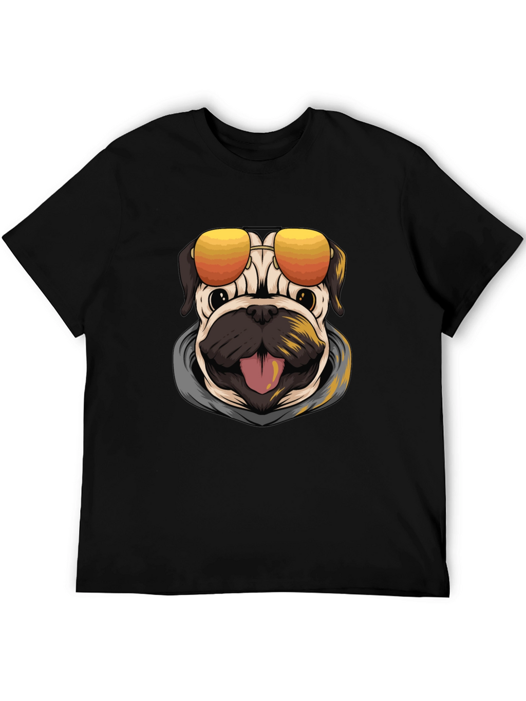Cool Pug Graphic T-Shirt