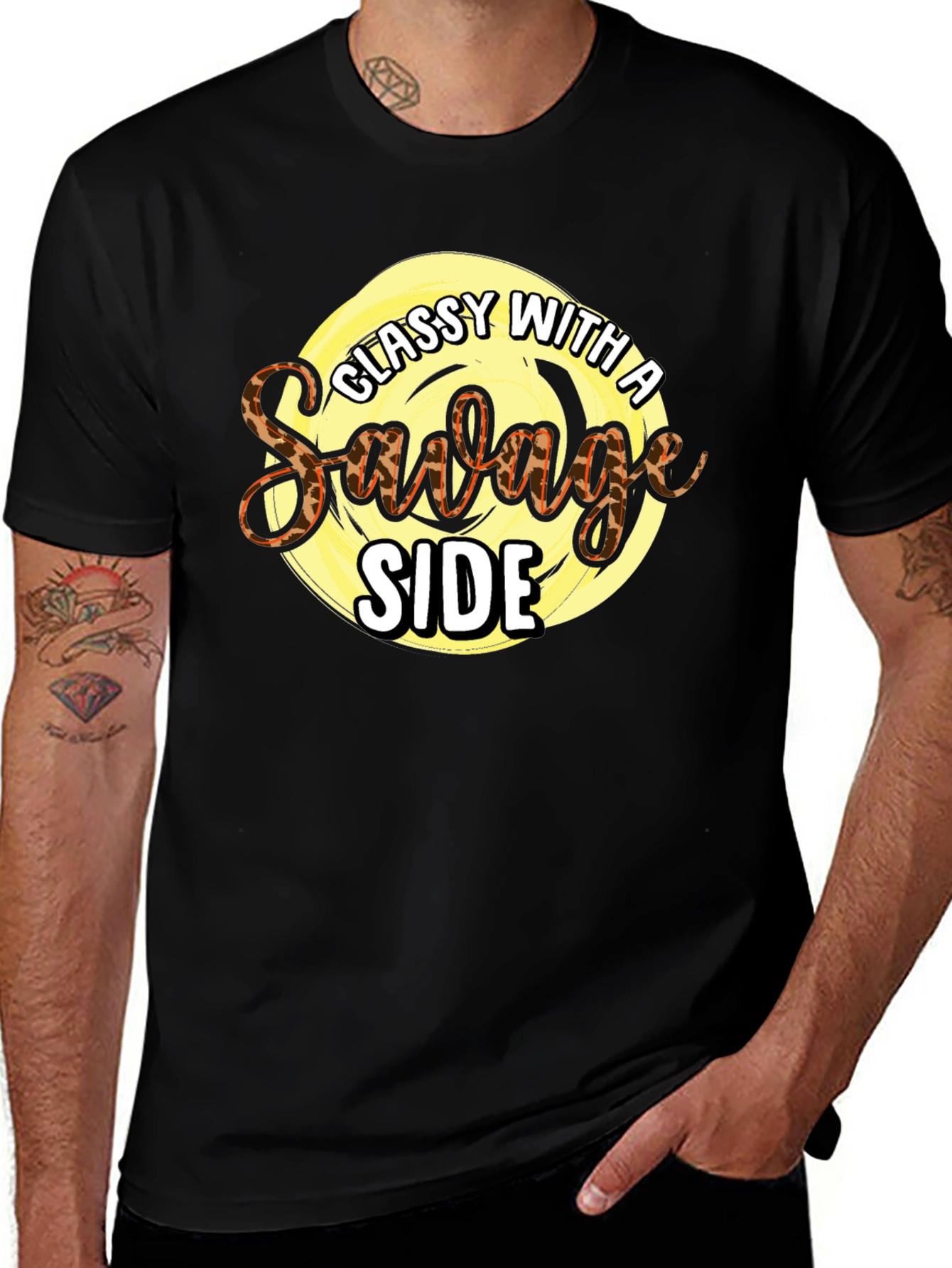 Classy with a Savage Side Graphic Tee