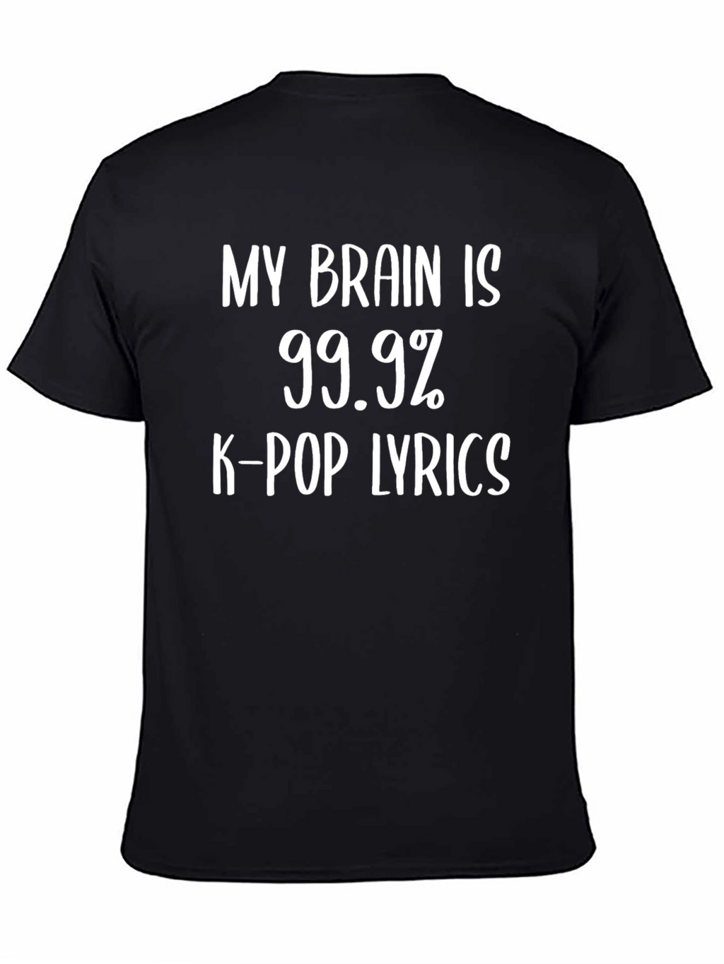 K-Pop Lyrics Funny Black T-Shirt