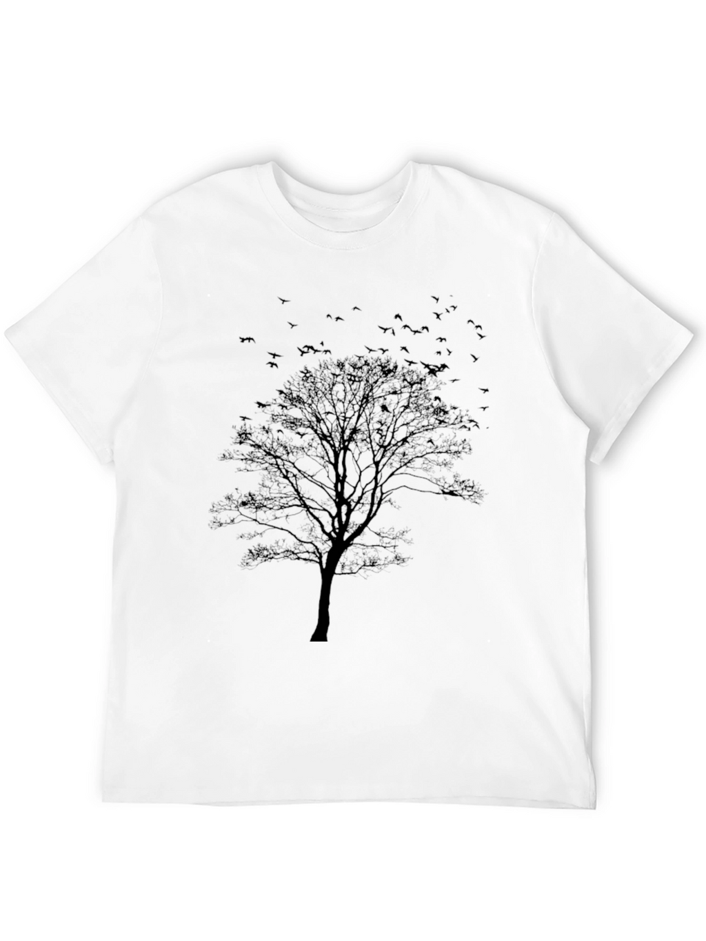 Dark Tree Graphic Tee - Mens Black T-Shirt