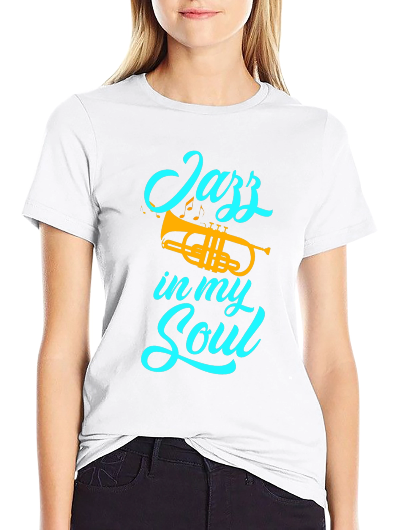 Jazz in my Soul T-Shirt - Trumpet Graphic Tee