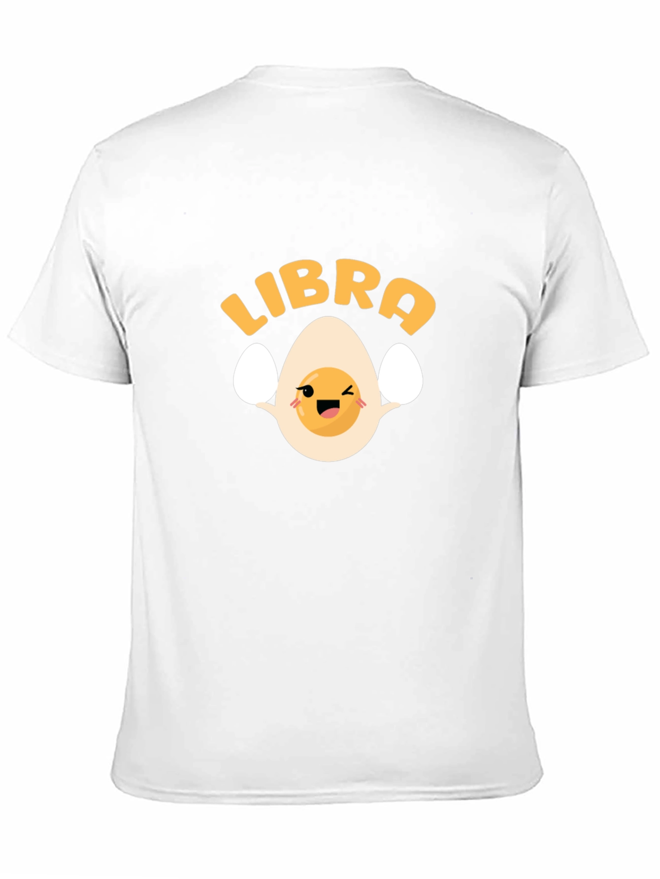 Libra Egg Zodiac T-Shirt - Black Cotton Tee