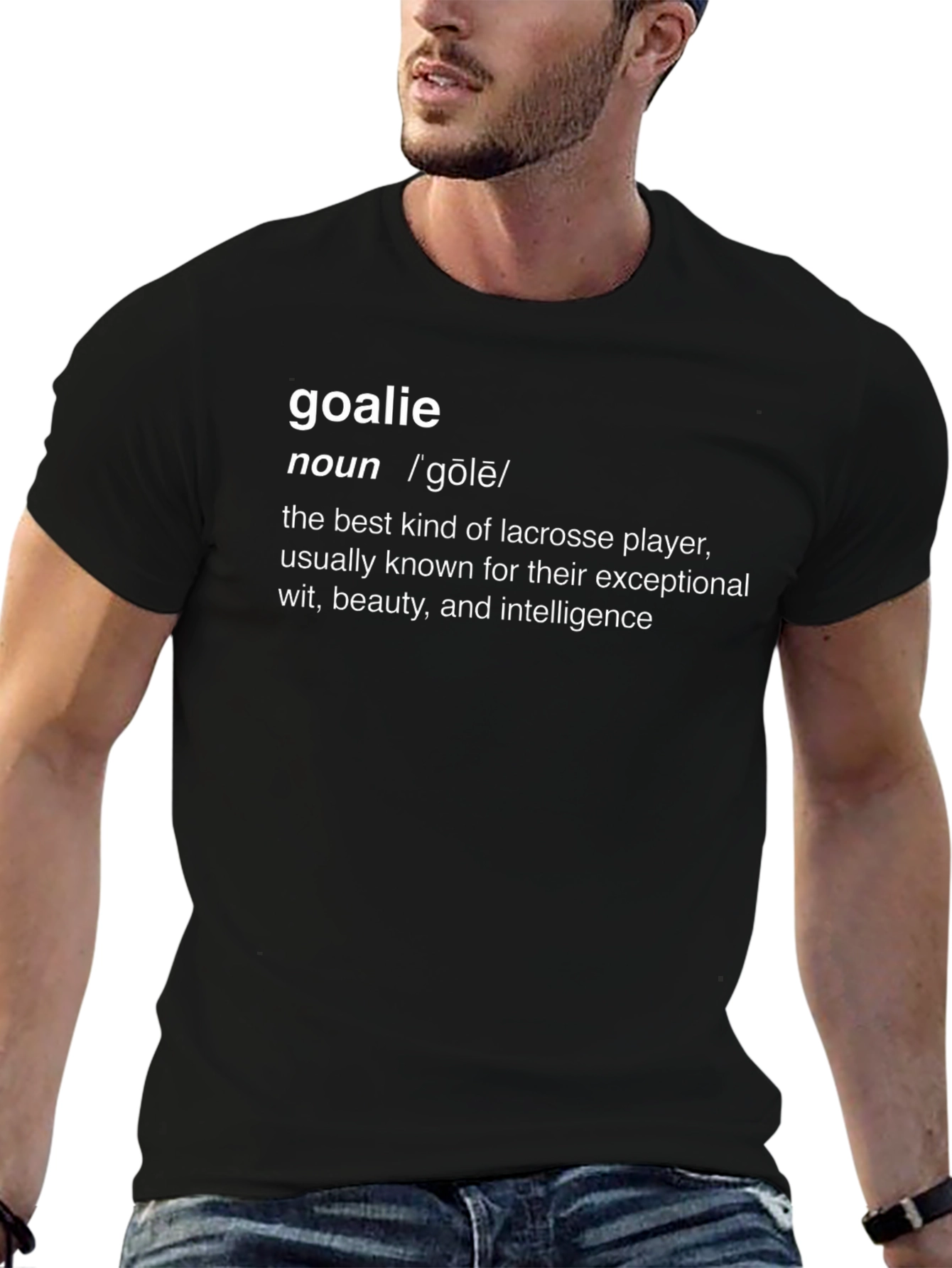Lacrosse Goalie Definition T-Shirt