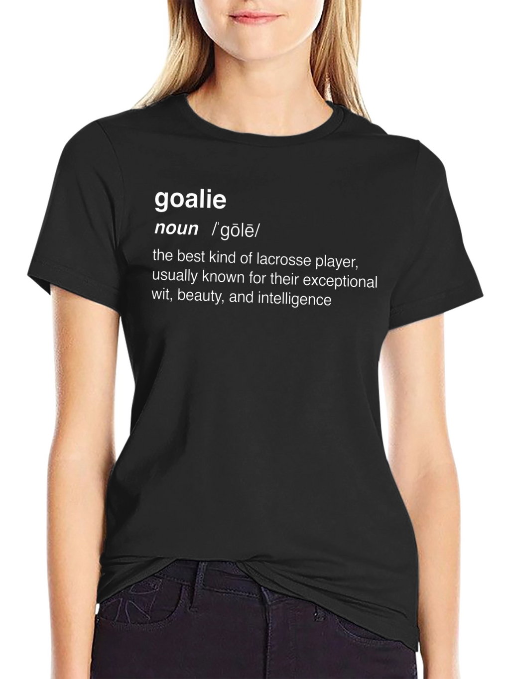 Lacrosse Goalie Definition T-Shirt