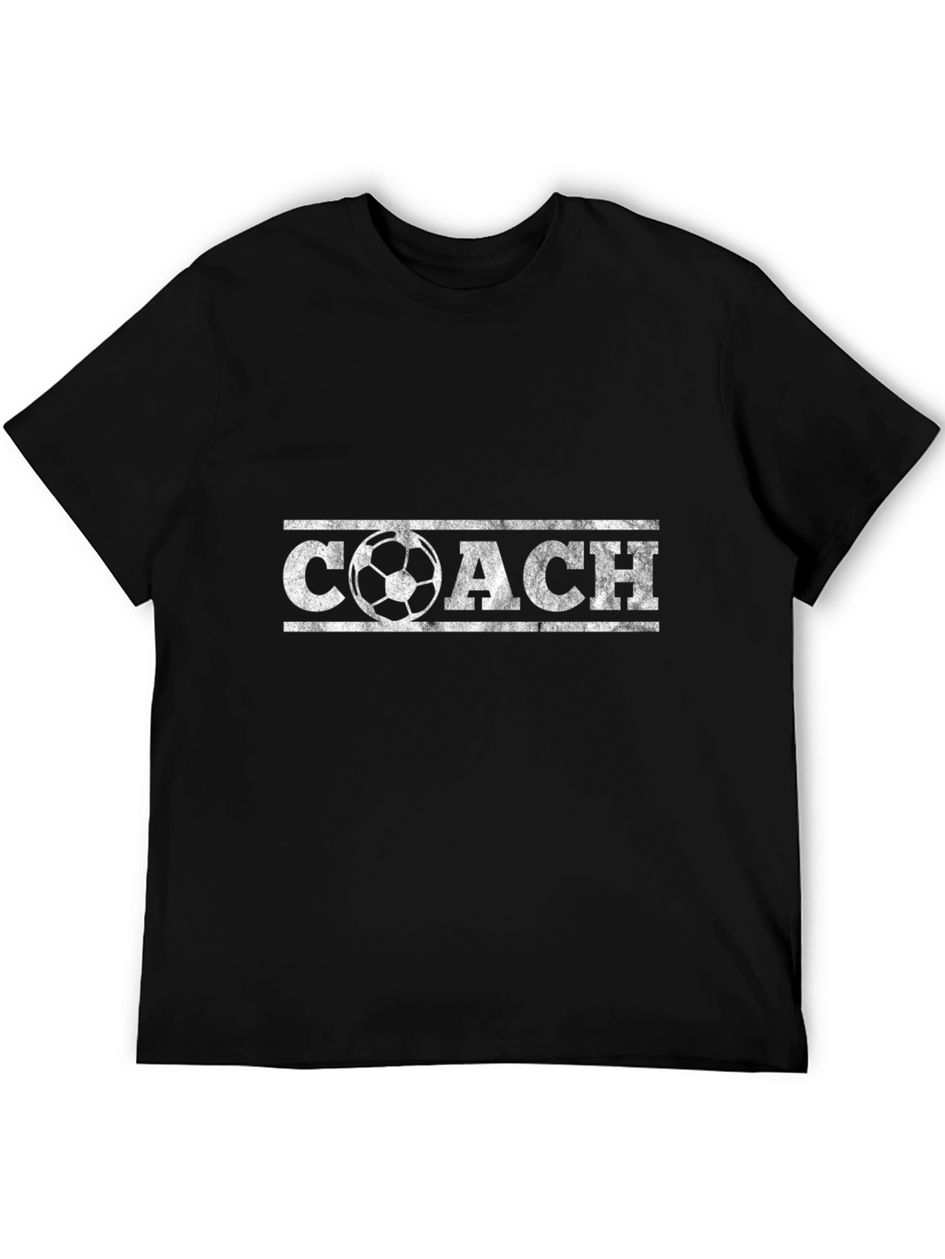 Soccer Coach Graphic Tee - Black T-Shirt
