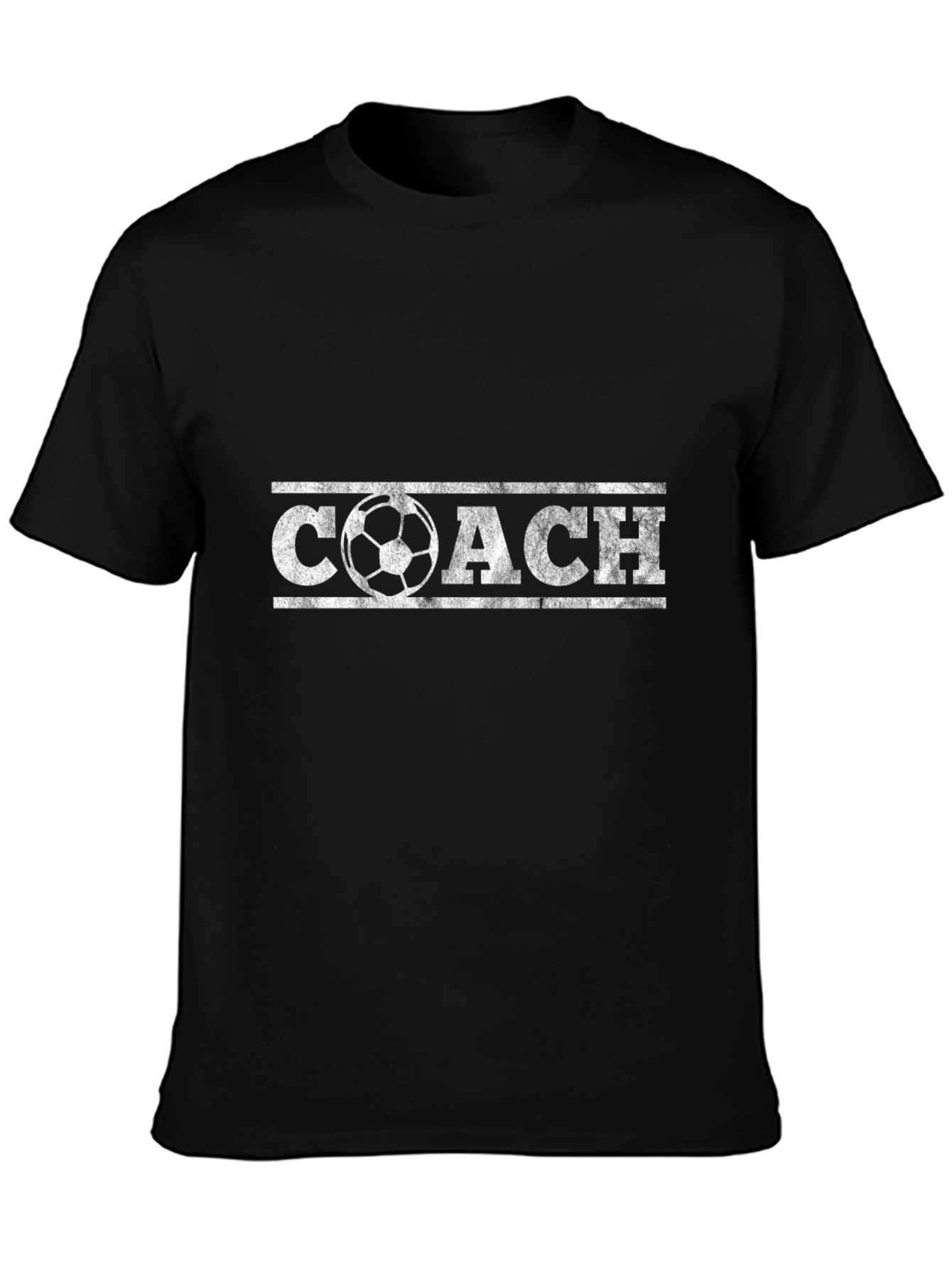 Soccer Coach Graphic Tee - Black T-Shirt