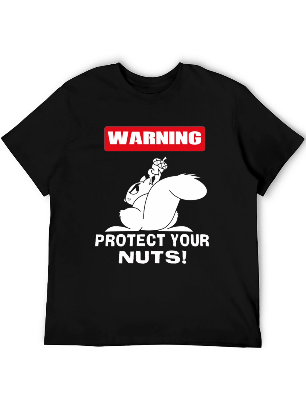 Funny Protect Your Nuts Squirrel Graphic Tee