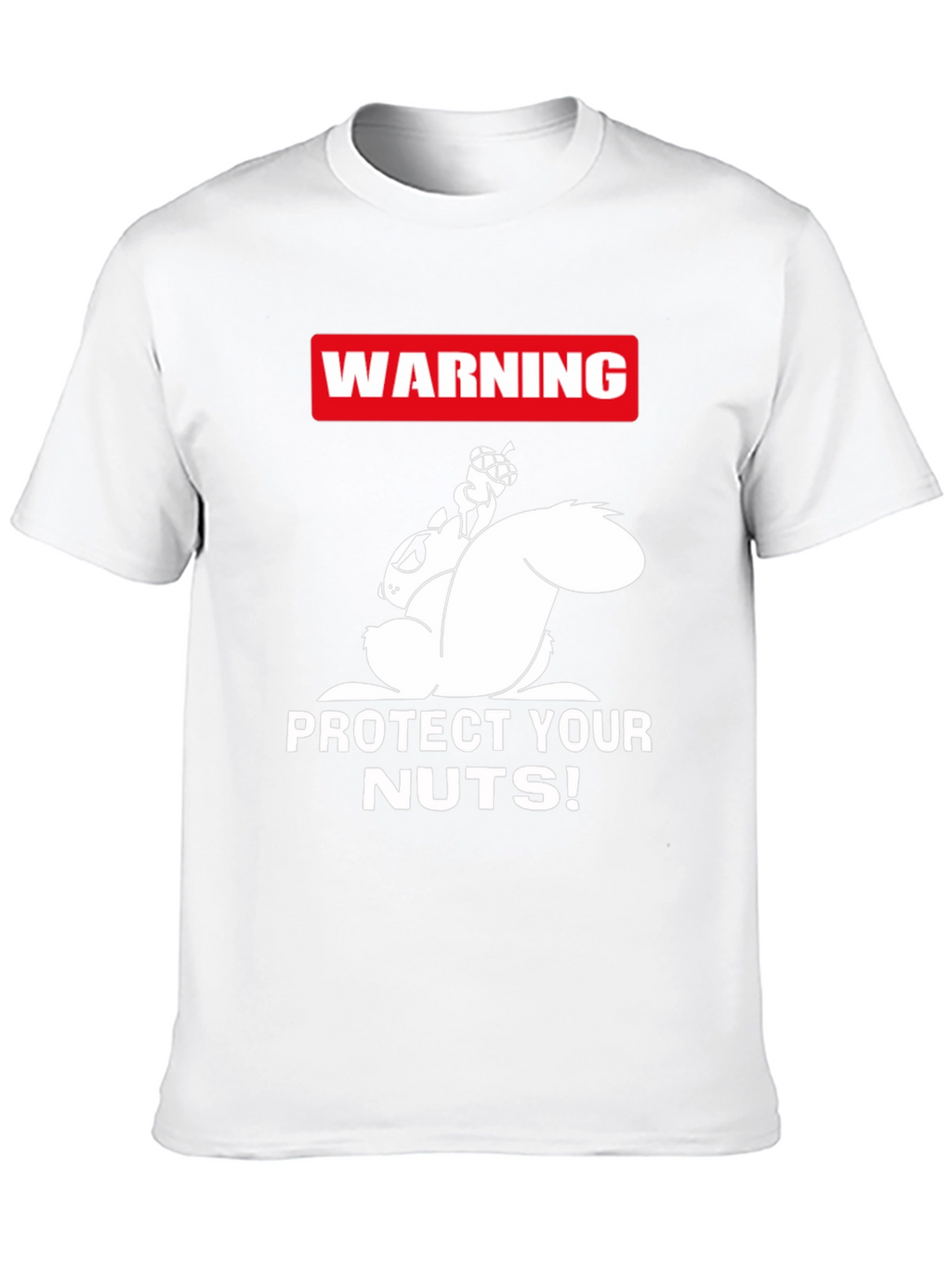 Funny Protect Your Nuts Squirrel Graphic Tee