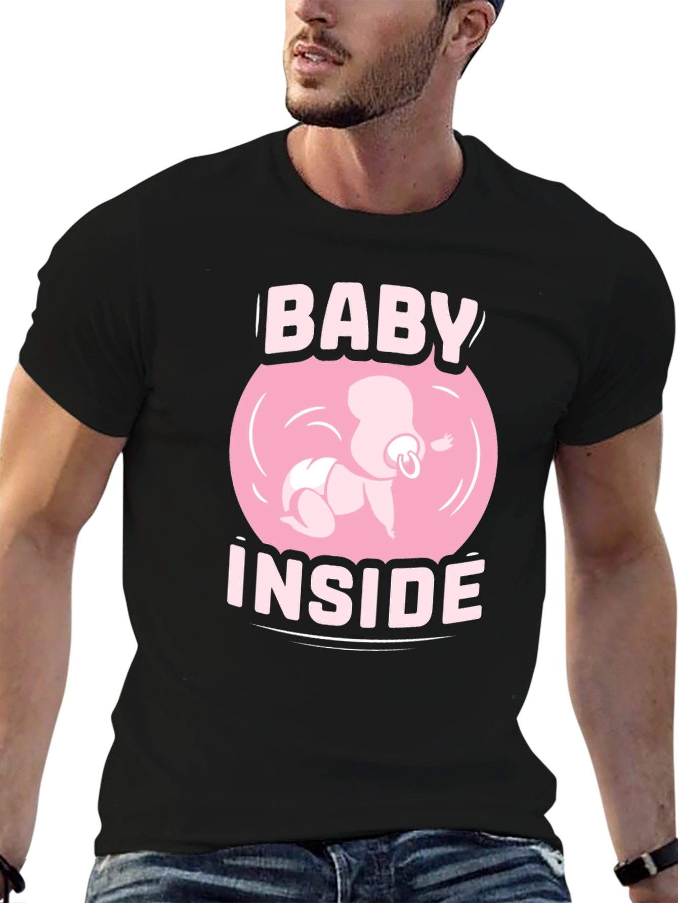 Baby Inside Graphic Tee - Pregnancy Announcement Shirt