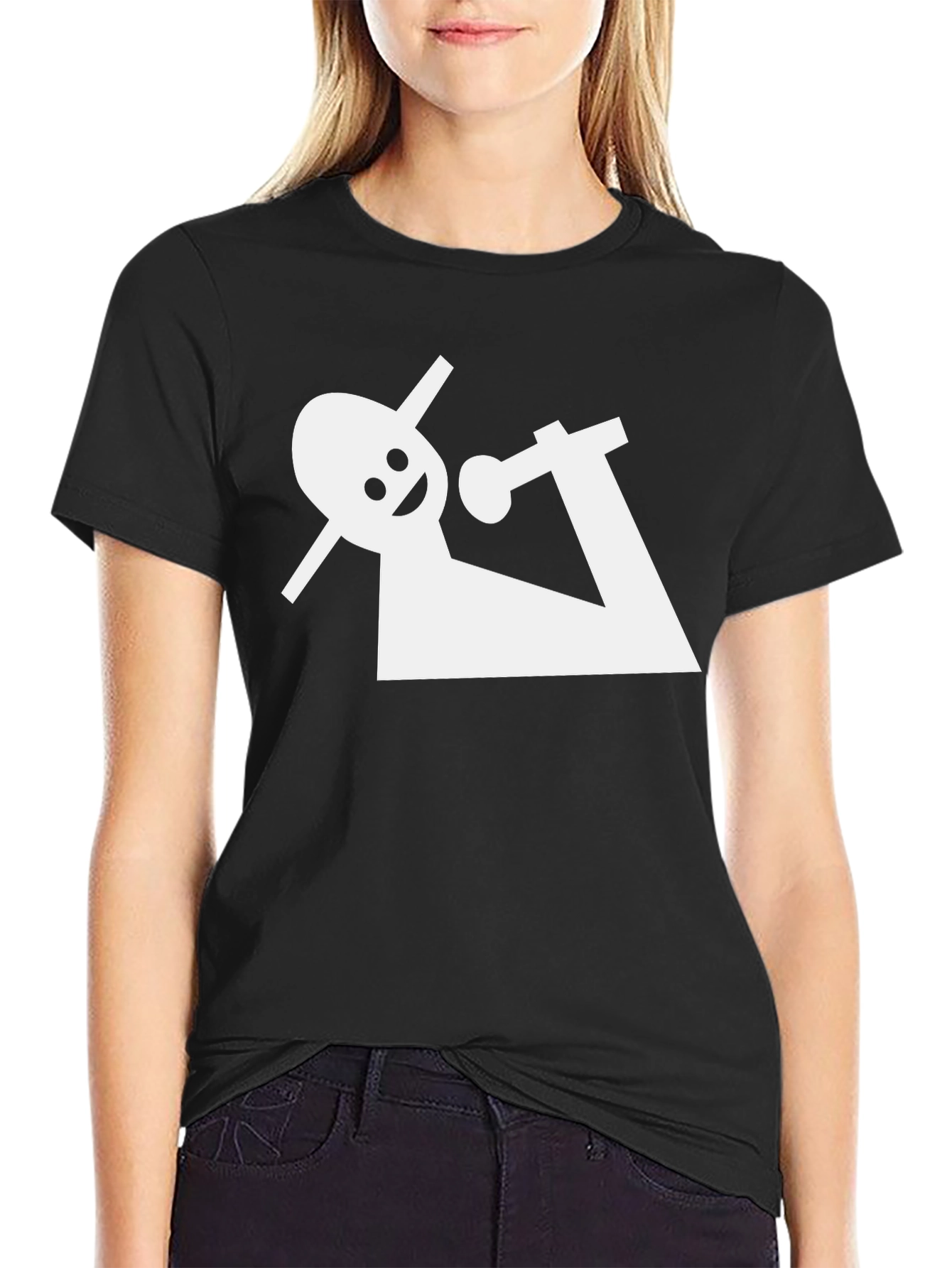 Funny T-Shirt - Gym Goer Lifting Weights