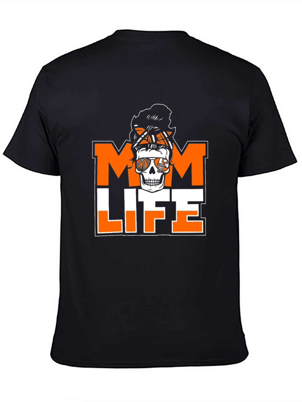 Mom Life Skeleton Basketball T-Shirt