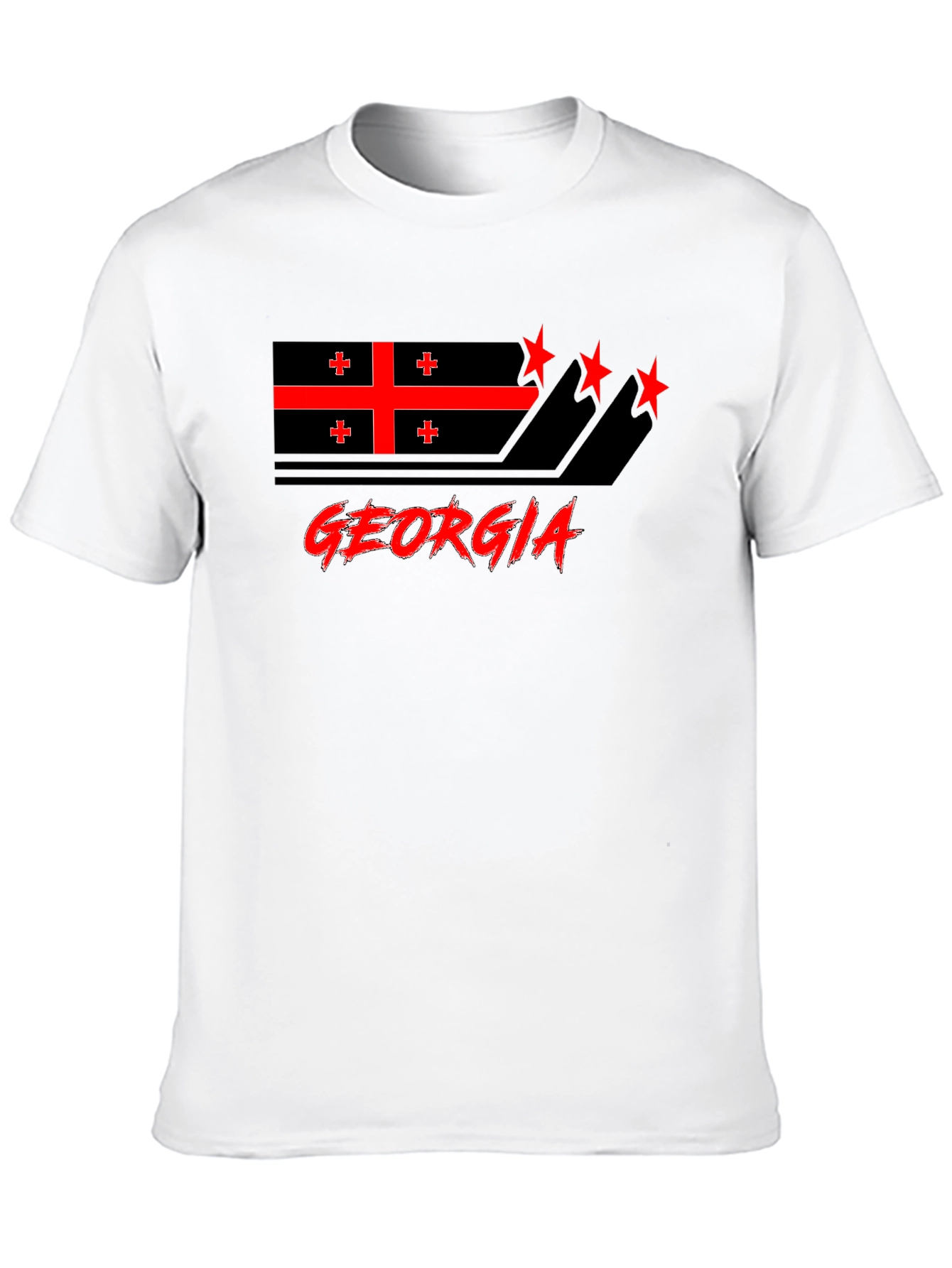Georgia Flag Graphic T-Shirt