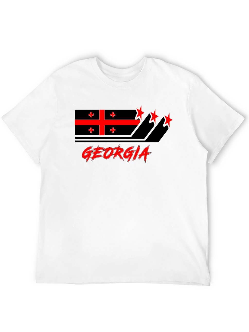 Georgia Flag Graphic T-Shirt