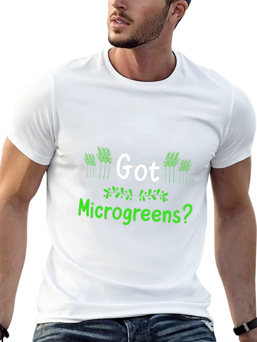 Got Microgreens? Black T-Shirt - Gardener Apparel
