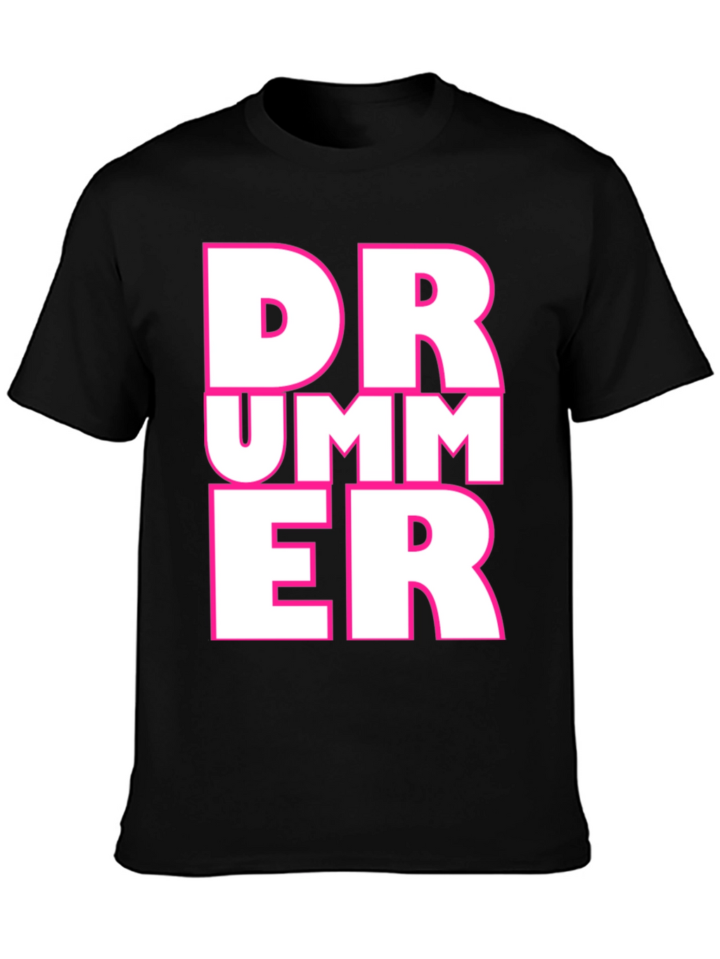 Drummer Graphic Tee - Black