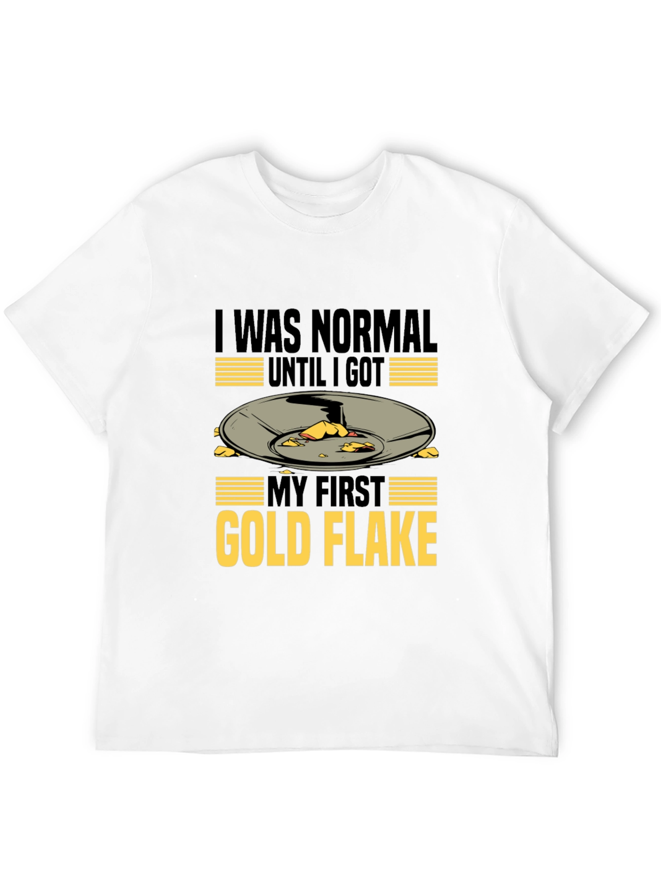 Gold Flake T-Shirt - Prospecting Miner Tee