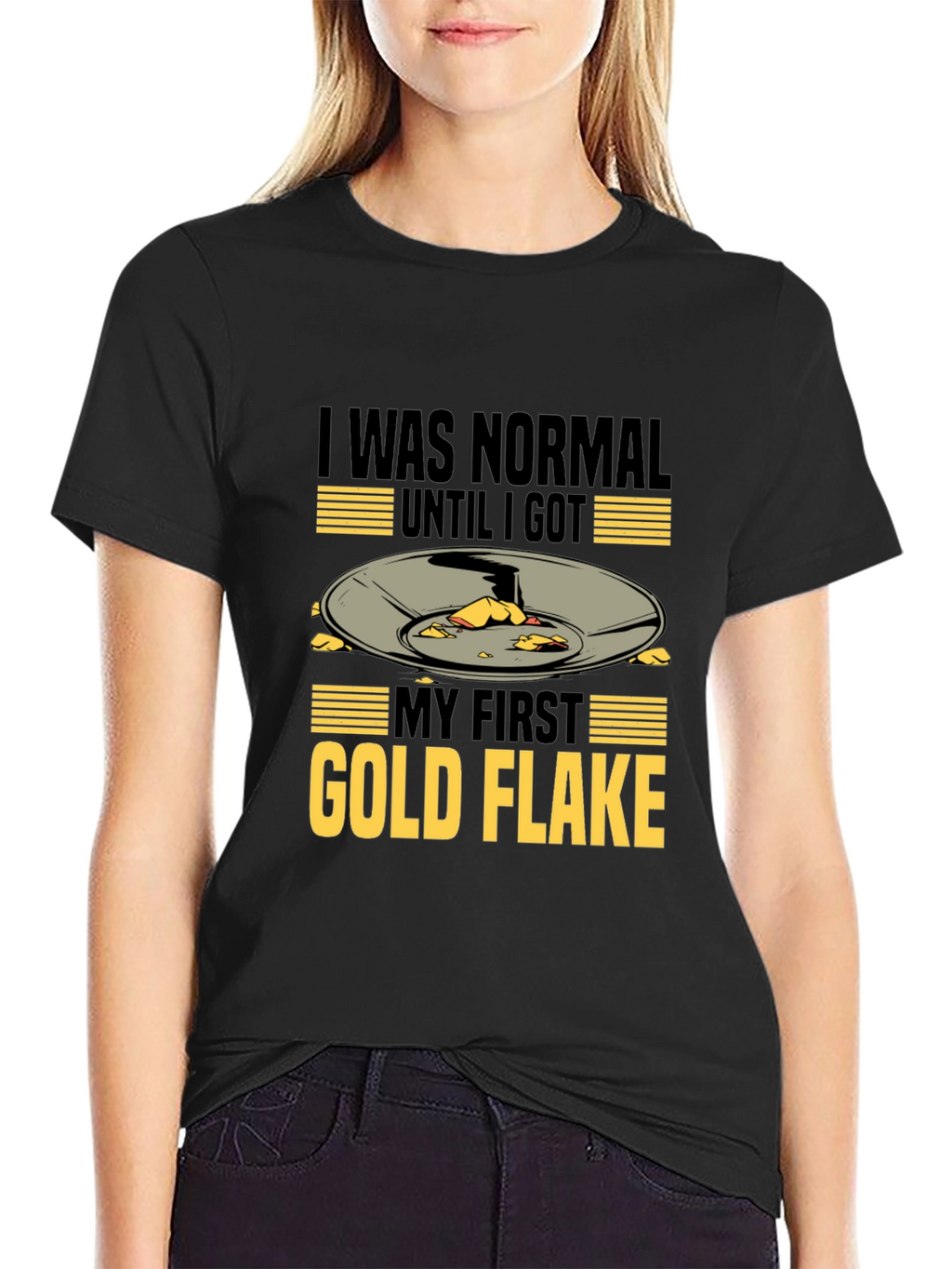 Gold Flake T-Shirt - Prospecting Miner Tee
