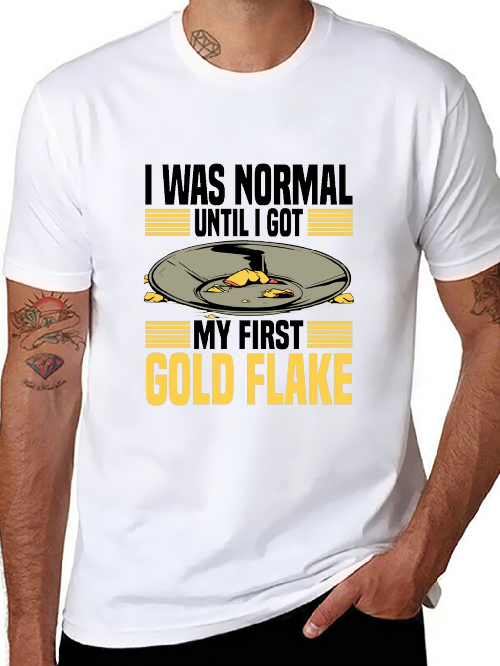 Gold Flake T-Shirt - Prospecting Miner Tee