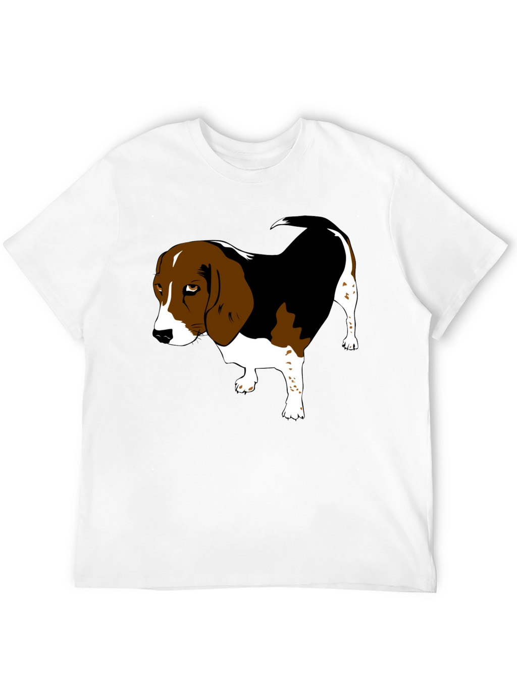 Beagle Graphic Tee - Classic Black Cotton Shirt