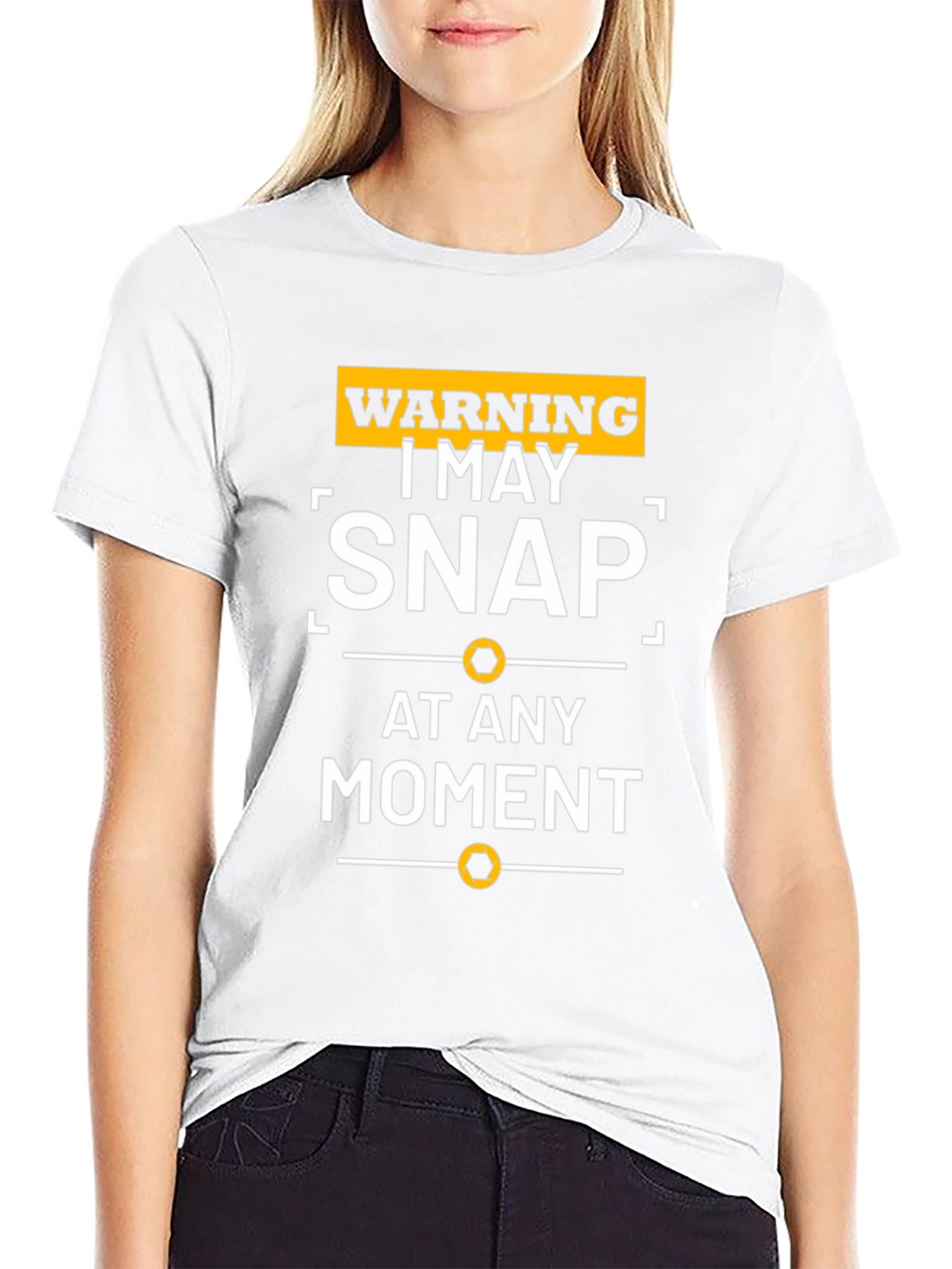 Warning Snap T-Shirt - Funny Sarcastic Graphic Tee