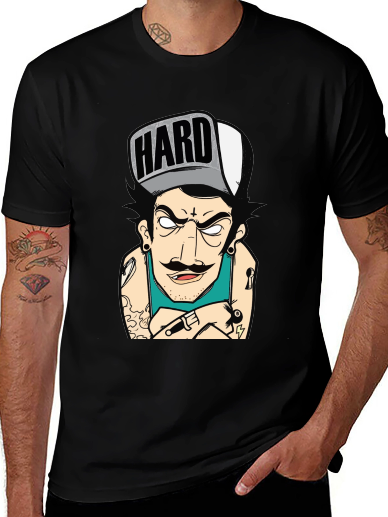 Edgy Tattoo Artist Graphic Tee