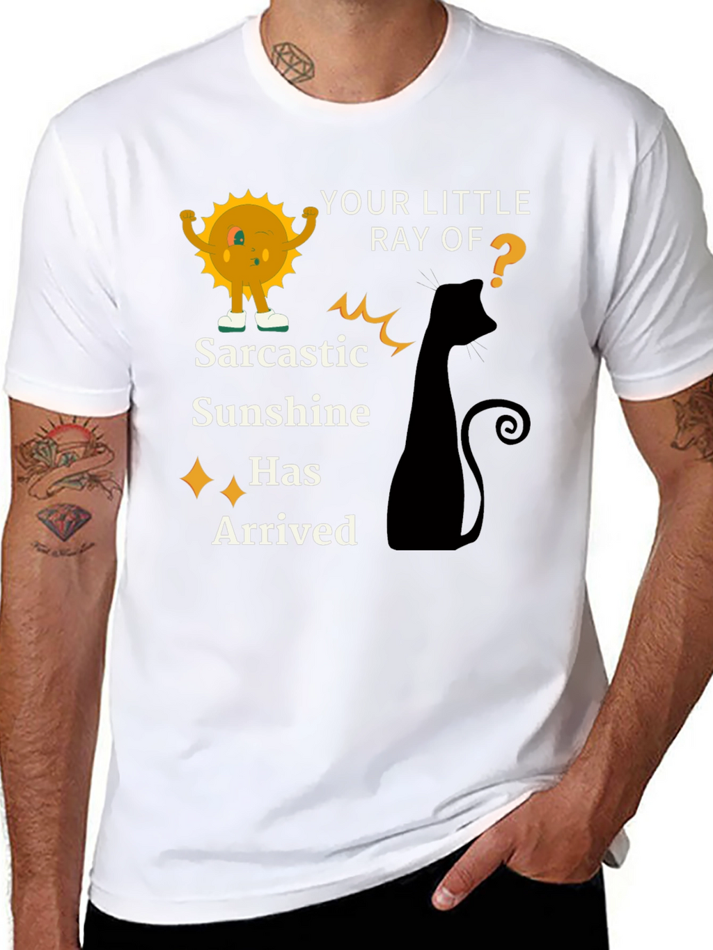 Sarcastic Sunshine T-Shirt - Quirky Humor Tee