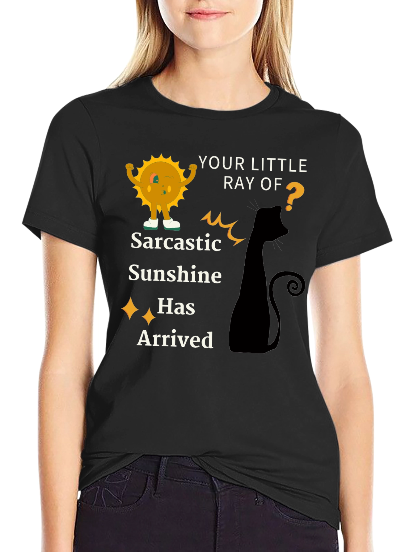 Sarcastic Sunshine T-Shirt - Quirky Humor Tee