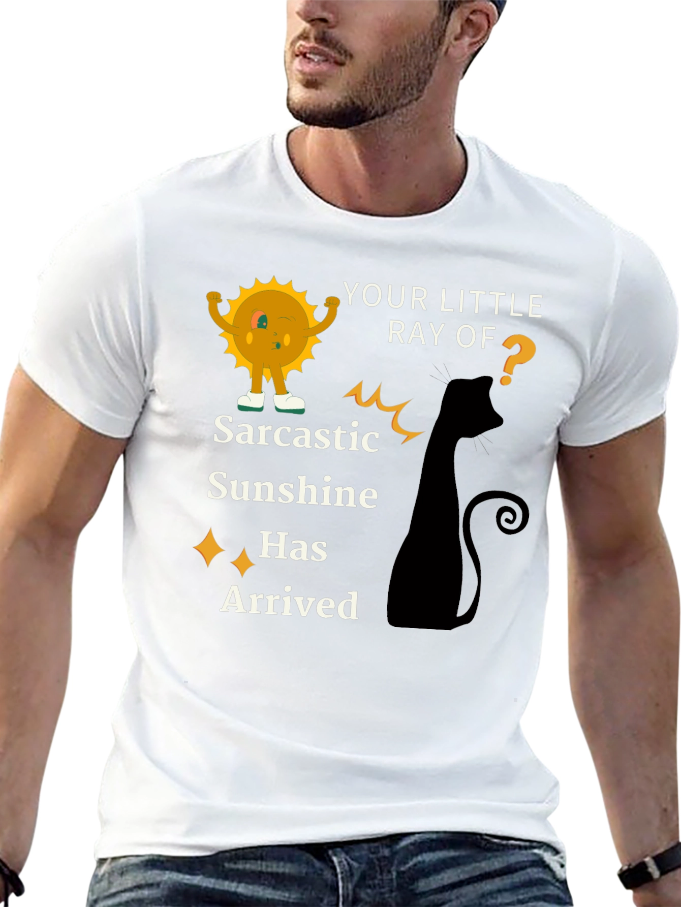 Sarcastic Sunshine T-Shirt - Quirky Humor Tee