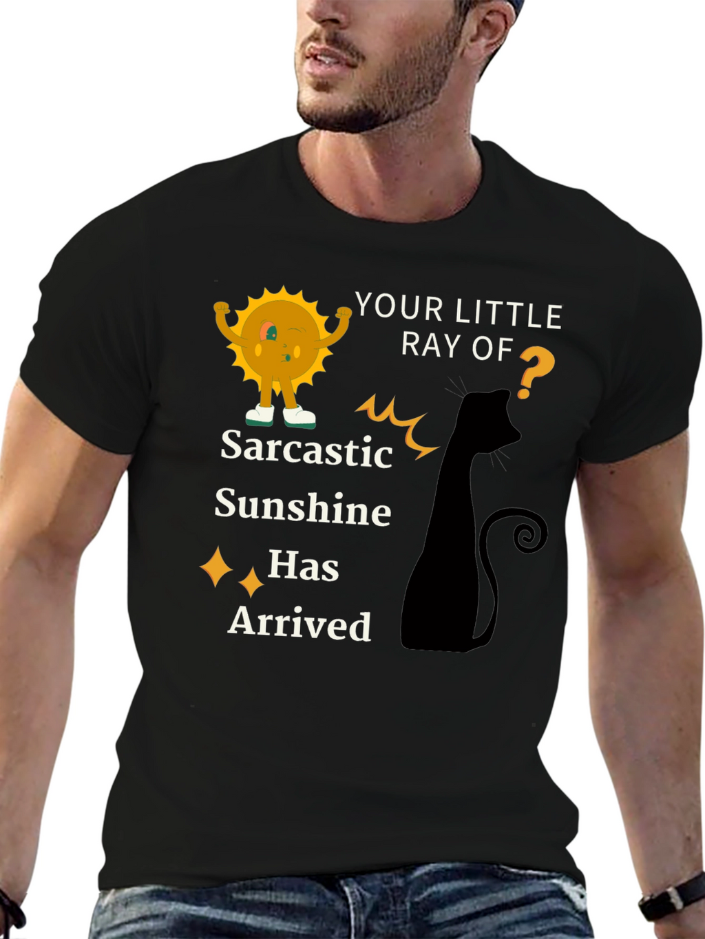 Sarcastic Sunshine T-Shirt - Quirky Humor Tee