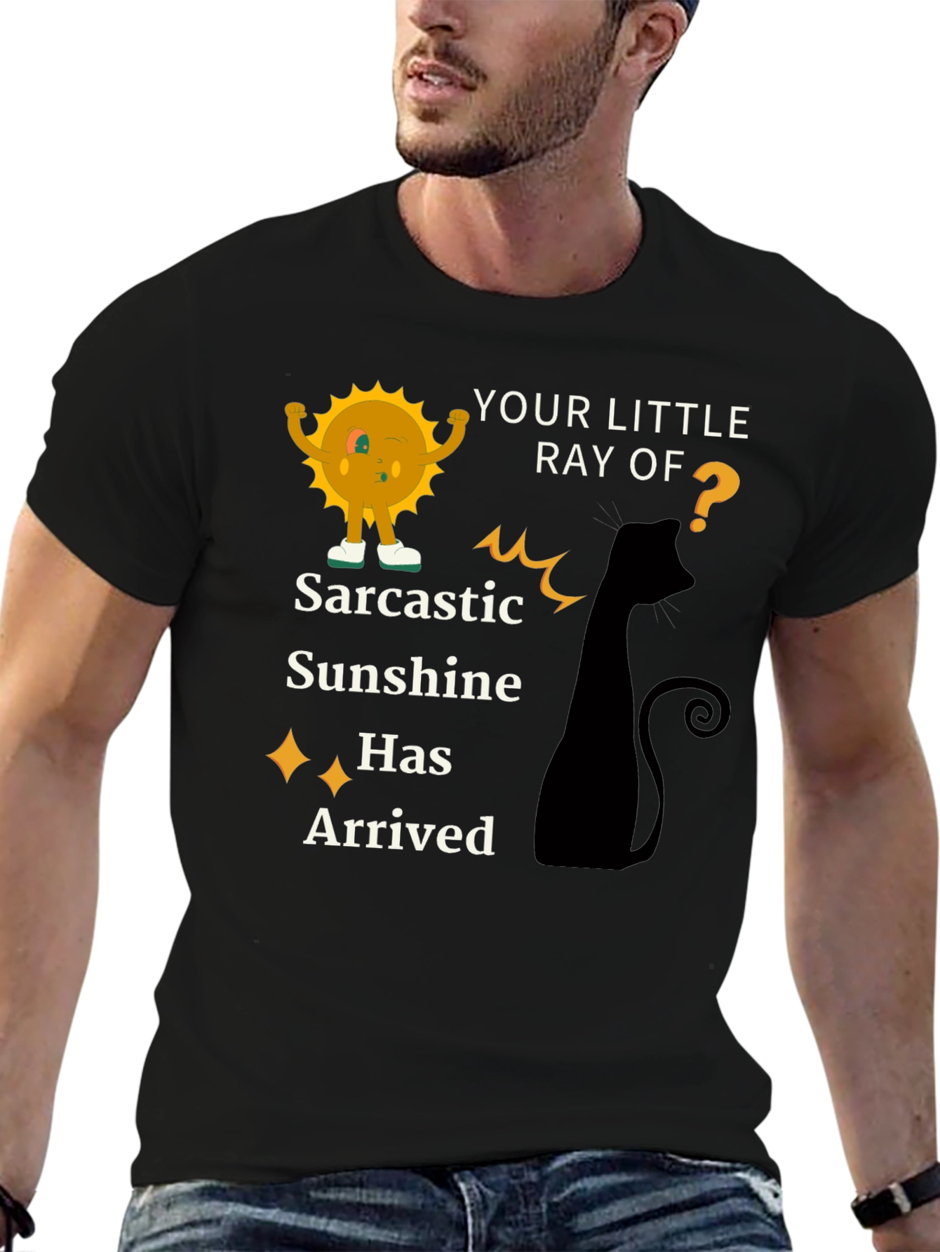Sarcastic Sunshine T-Shirt - Quirky Humor Tee