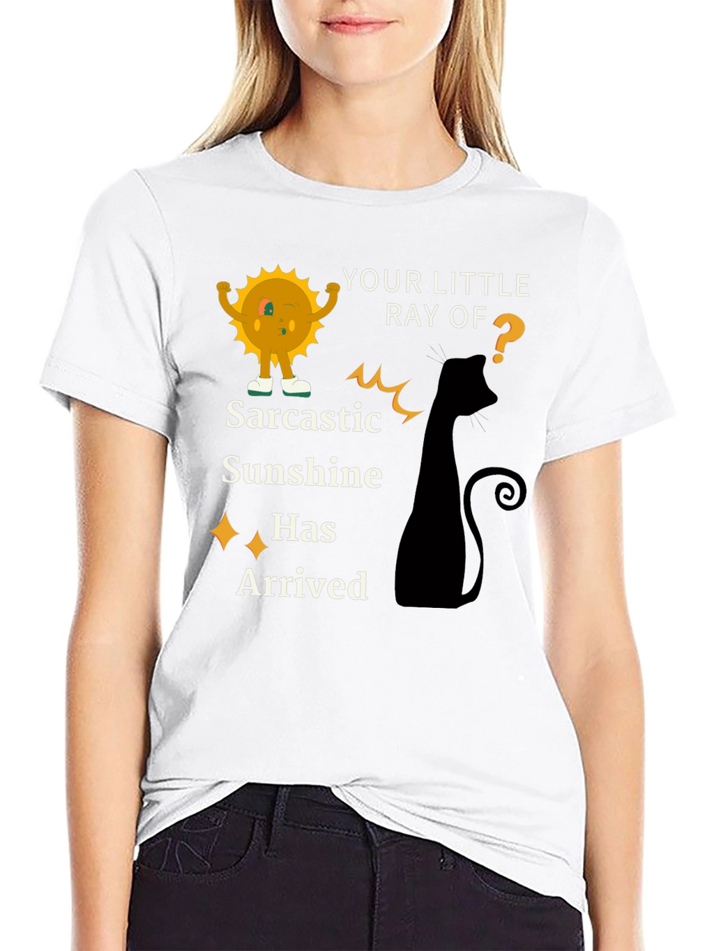 Sarcastic Sunshine T-Shirt - Quirky Humor Tee