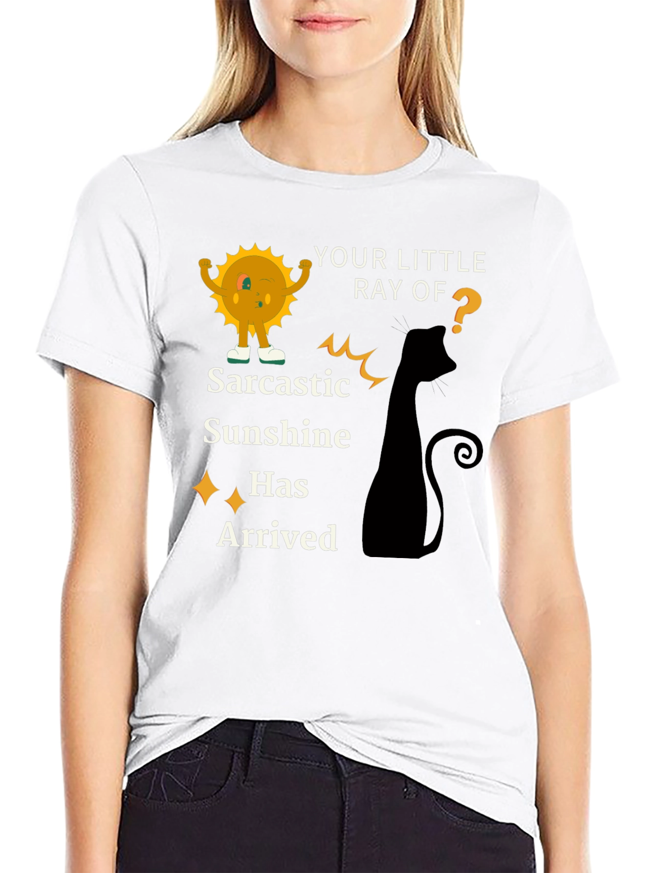 Sarcastic Sunshine T-Shirt - Quirky Humor Tee