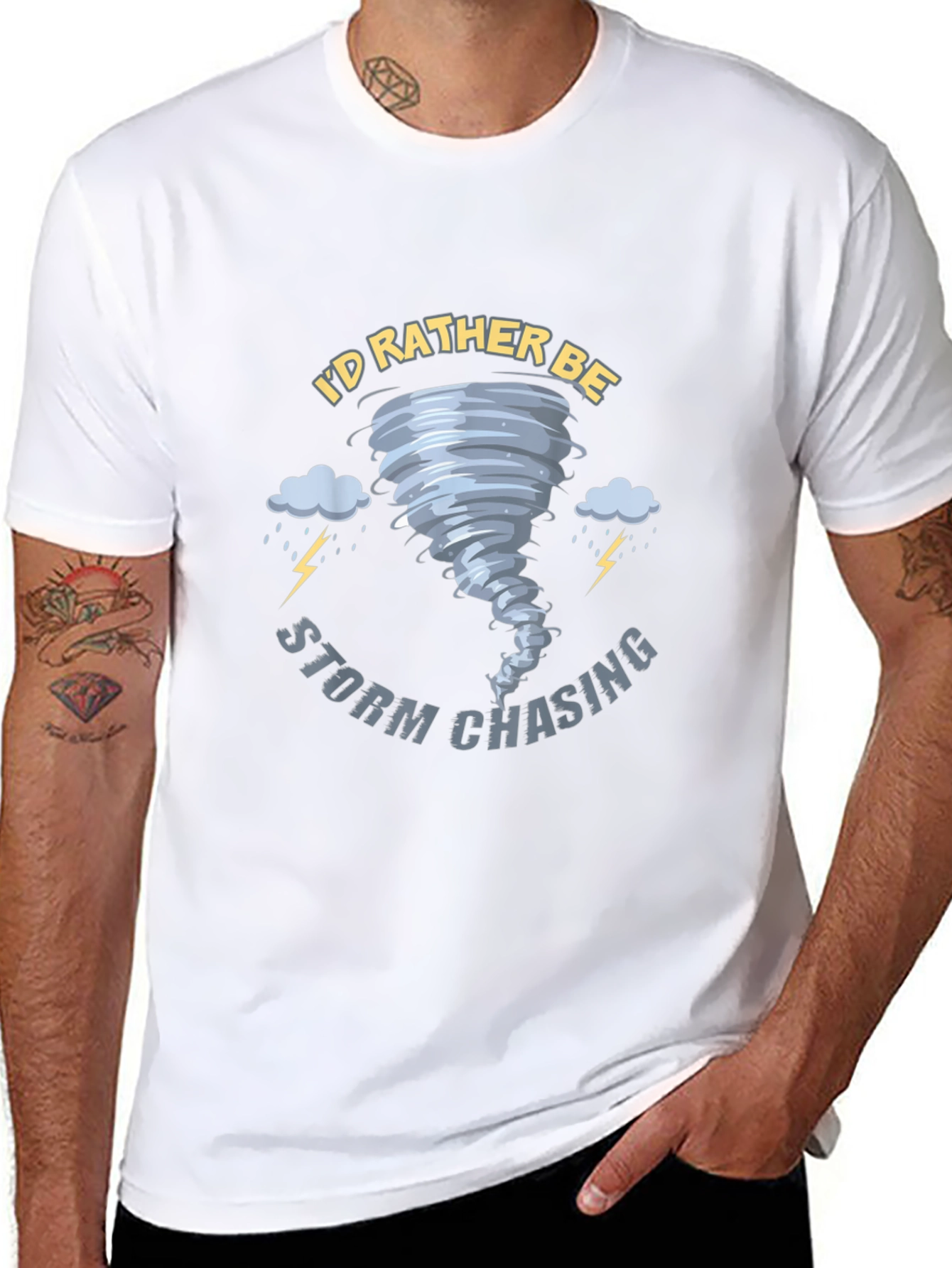 Storm Chasing Tornado Graphic Tee