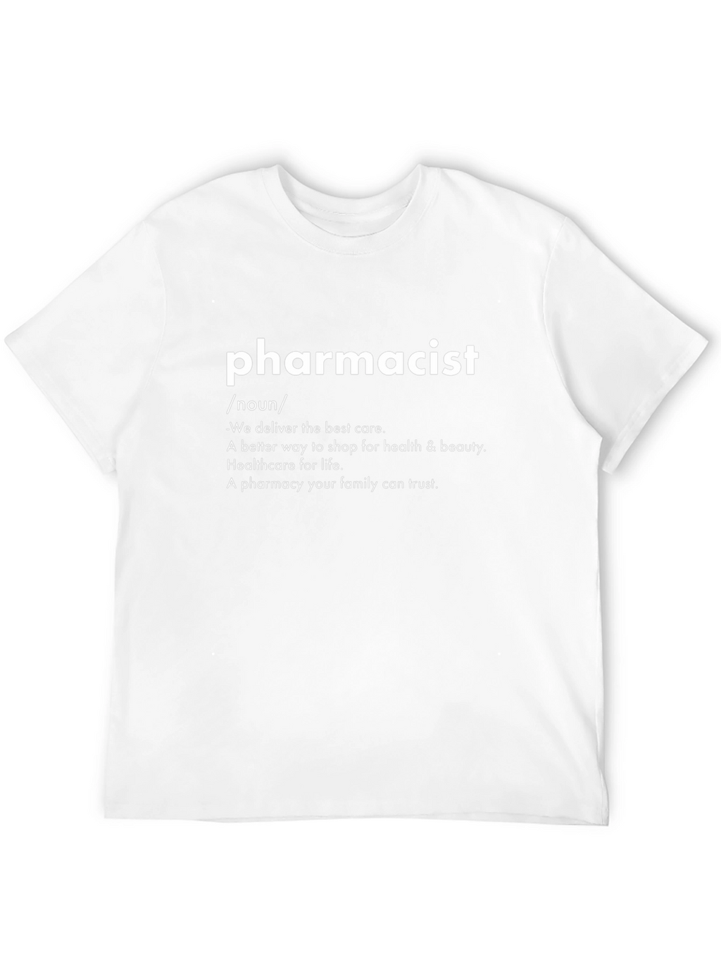 Pharmacist Definition Black T-Shirt