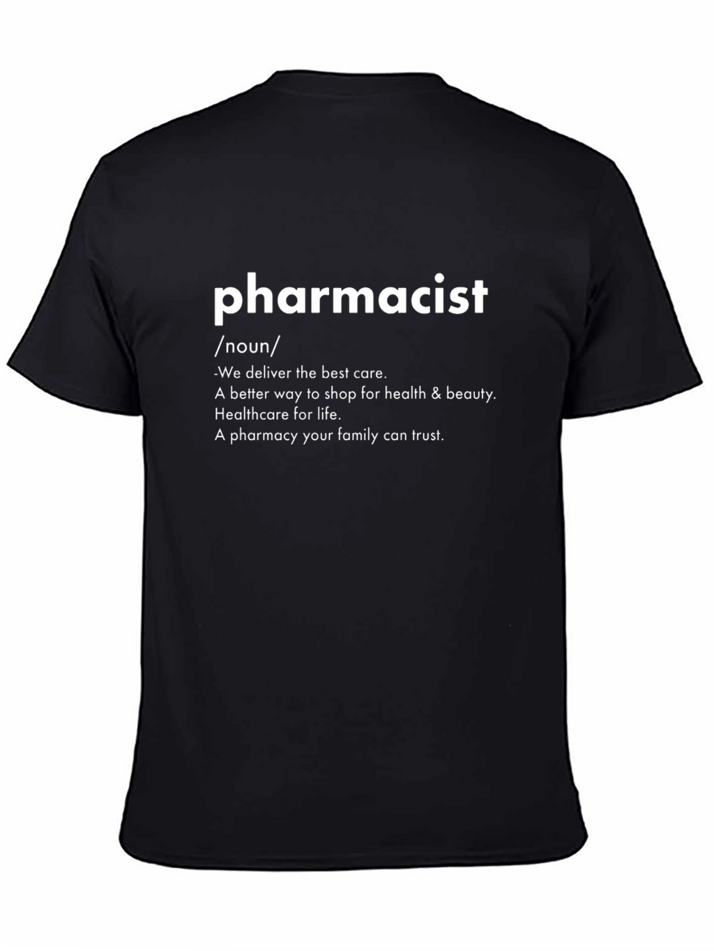 Pharmacist Definition Black T-Shirt