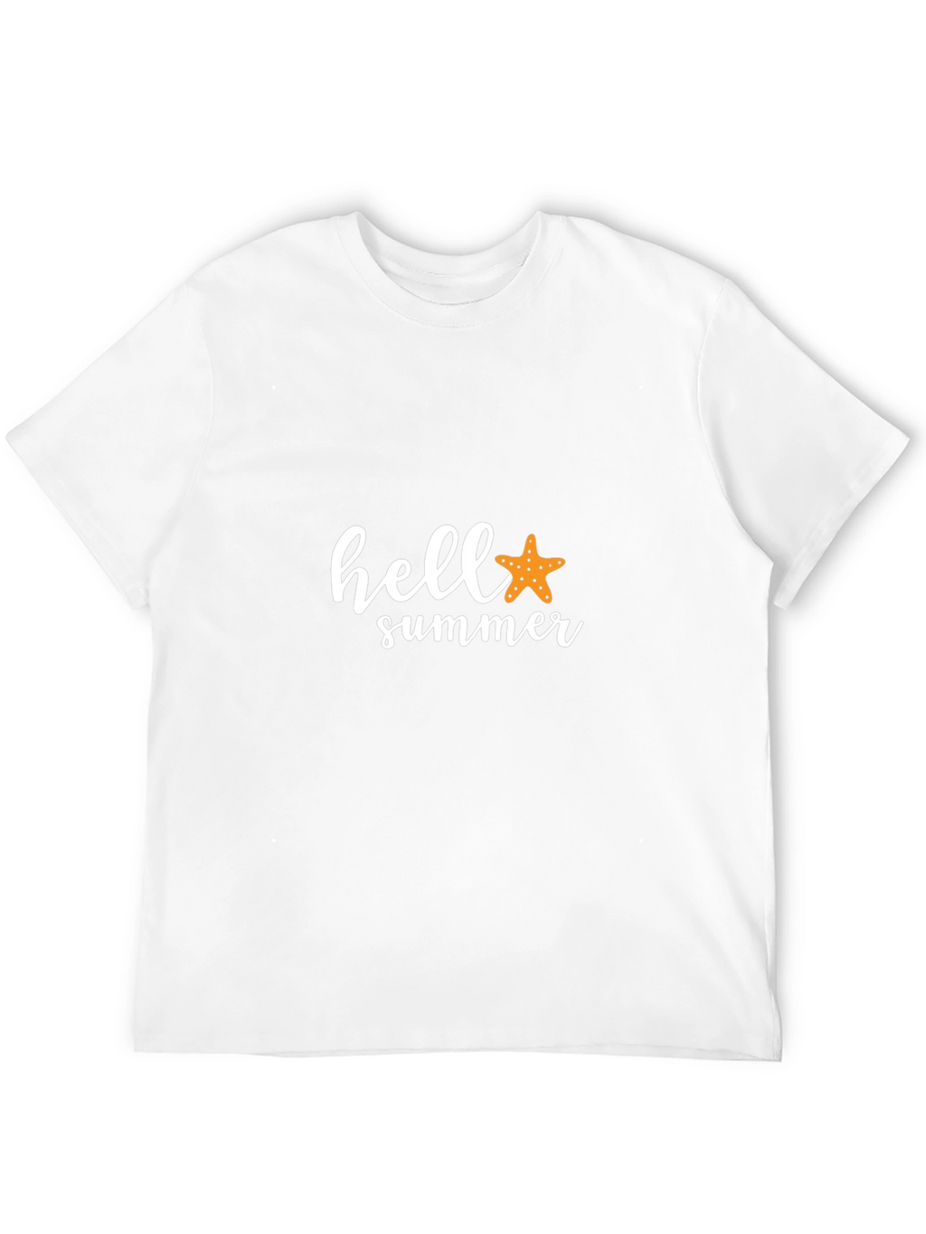 Hello Summer Black Graphic Tee