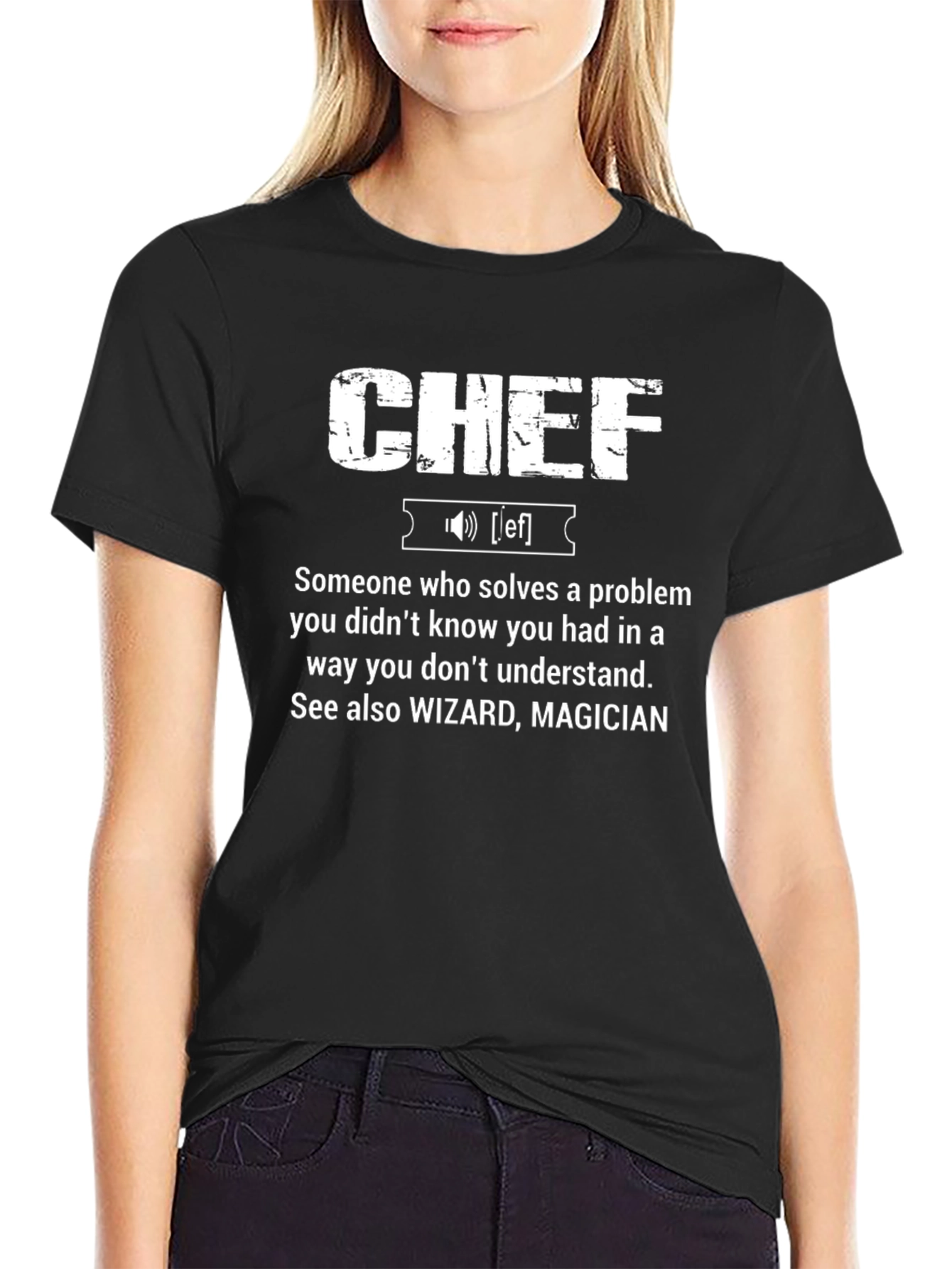 CHEF Definition Graphic T-Shirt - Cool Funny Tee
