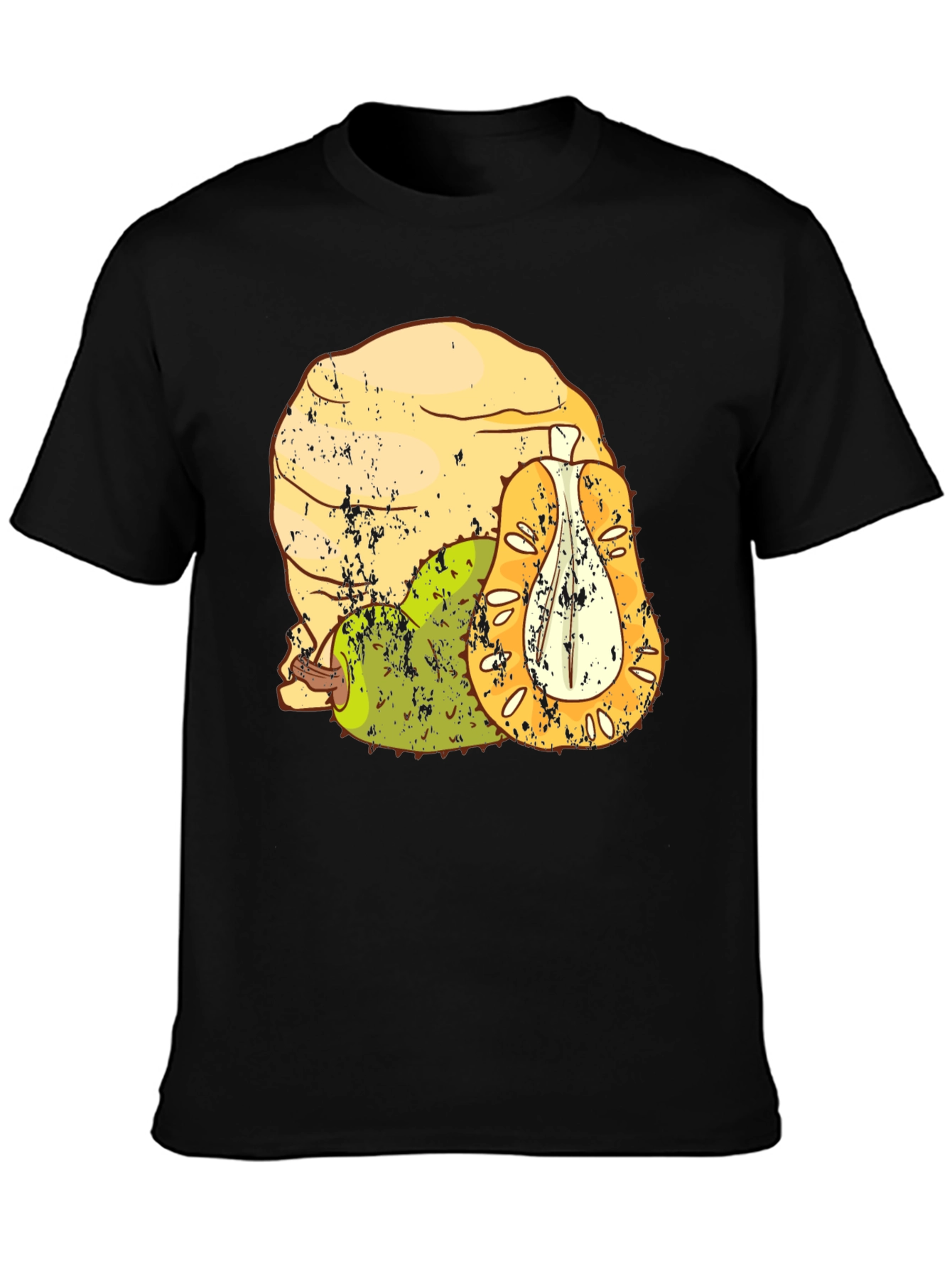 Jackfruit Graphic Tee - Unisex Black T-Shirt