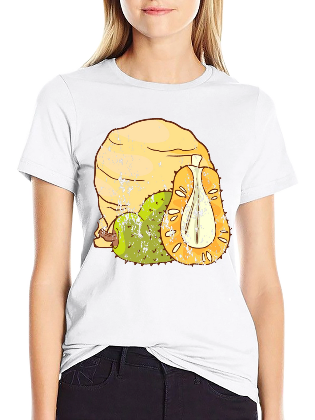 Jackfruit Graphic Tee - Unisex Black T-Shirt