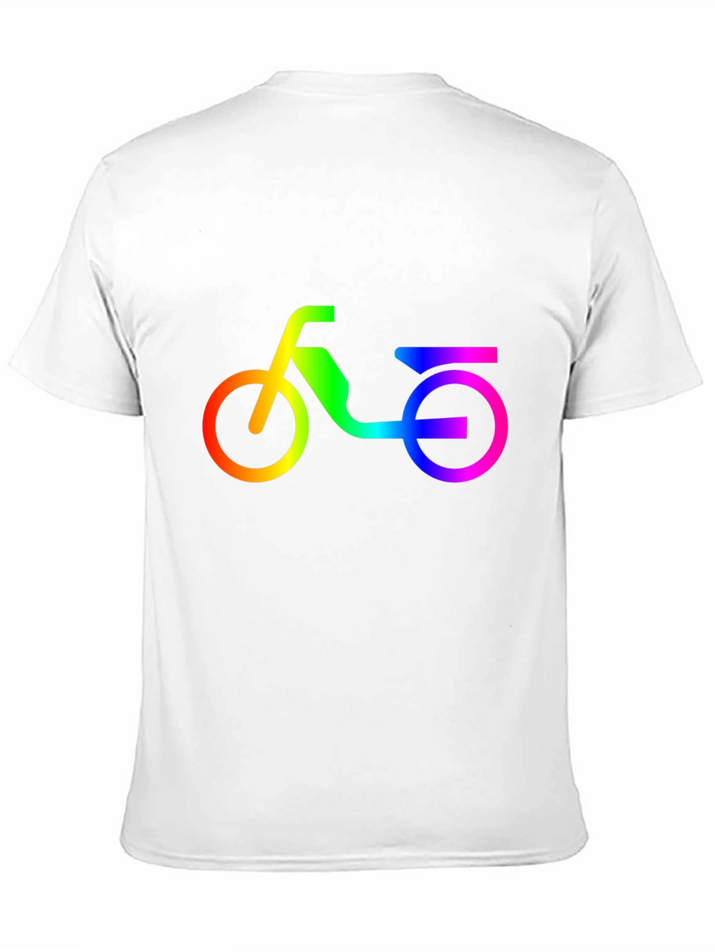Rainbow Scooter Graphic Tee - Black