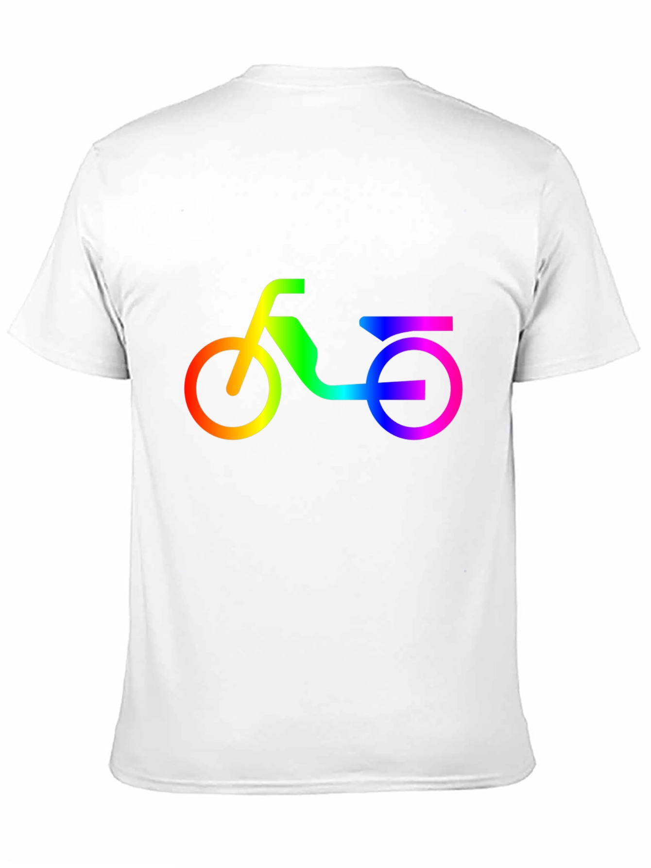 Rainbow Scooter Graphic Tee - Black