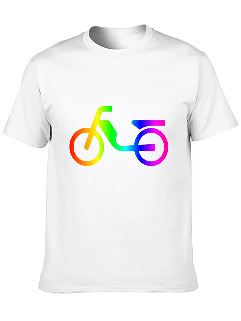 Rainbow Scooter Graphic Tee - Black