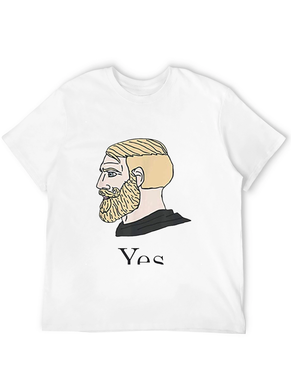 Chad Meme T-Shirt - Black Cotton Tee