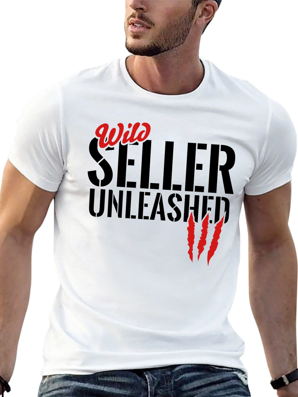 Wild Seller Unleashed T-Shirt - Black Graphic Tee